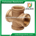 hot sale best quality casting npt lead free customized 1/2-4 inch brass cross pipe fittings and flange